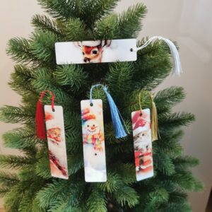 Weihnachtliches Lesezeichen als kleines perfektes Mitbringsel (verschiedene Motive)