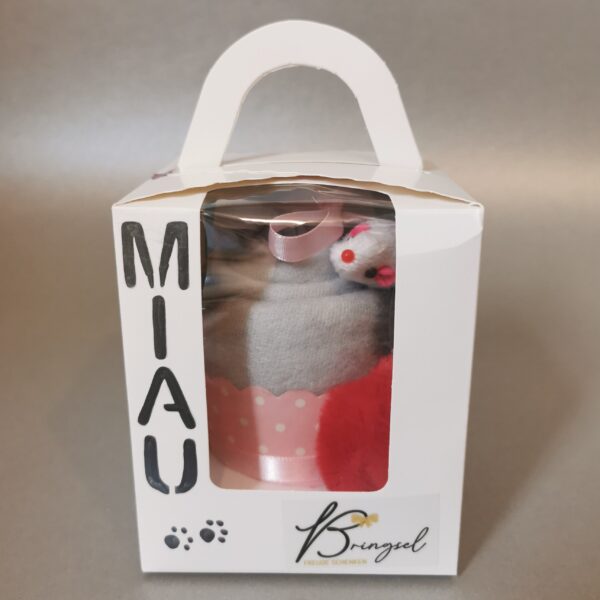 Produkt-Foto Verpackung Miau Bringsel Geschenkset für Katzen
